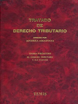 cover image of Tratado de derecho tributario, dos tomos